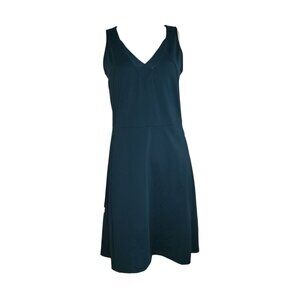 Title Nine Dress Womens Size M Medium Blue Diamalete Athleisure Athletic Pockets